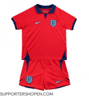 England Bortatröja Barn VM 2022 Kortärmad (+ korta byxor)
